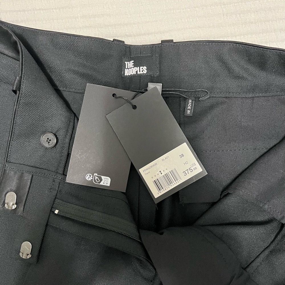 NWT The Kooples Black Wide-Leg Pants..priced to move! - Picture 2 of 6